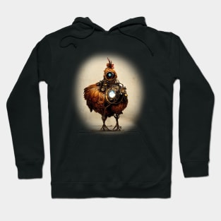 Robotic Steampunk Chicken Hoodie